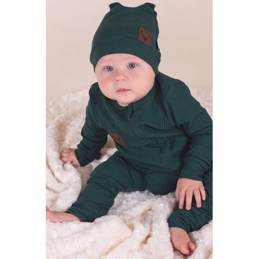 Bawełniana czapeczka prążek ze sklepu intimiti.pl w kategorii Czapki dziecięce - zdjęcie 187872681