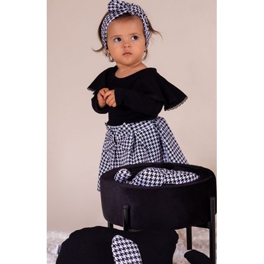 Dziewczęce body z motylkami czarne ze sklepu intimiti.pl w kategorii Body niemowlęce - zdjęcie 187873183