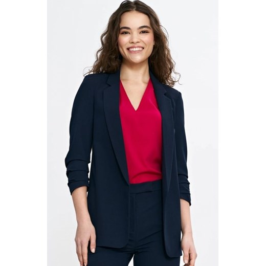 Nife marynarka z rękawem 3/4 z zakładkami ze sklepu intimiti.pl w kategorii Marynarki damskie - zdjęcie 187873572