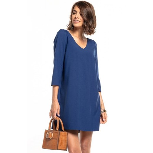 Tessita T322 oversizowa sukienka mini granatowa ze sklepu intimiti.pl w kategorii Sukienki - zdjęcie 187873573
