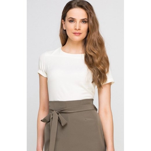 Lanti BLU133 bluzka ecru ze sklepu intimiti.pl w kategorii Bluzki damskie - zdjęcie 187873890