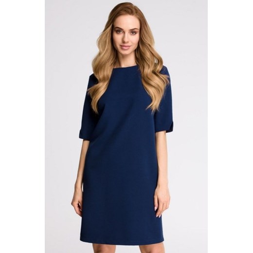 Style S113 sukienka granatowa ze sklepu intimiti.pl w kategorii Sukienki - zdjęcie 187873980