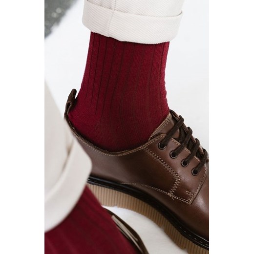 Steven art.130 Merino Prążek skarpety męskie ze sklepu intimiti.pl w kategorii Skarpetki męskie - zdjęcie 187874361