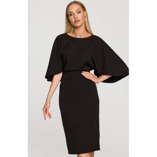 Sukienka ołówkowa czarna midi M700 ze sklepu intimiti.pl w kategorii Sukienki - zdjęcie 187874554