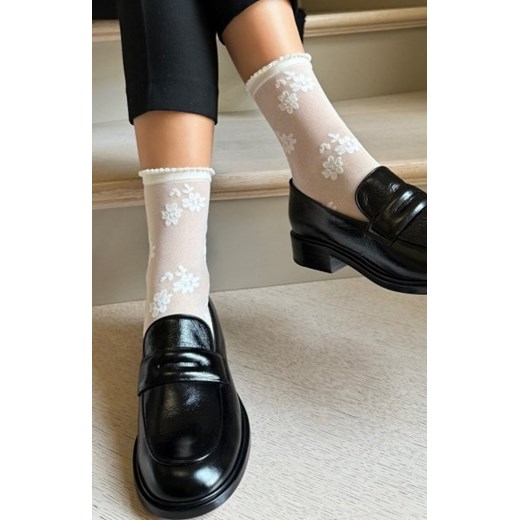 Veneziana Fiorella skarpetki damskie ze sklepu intimiti.pl w kategorii Skarpetki damskie - zdjęcie 187875153
