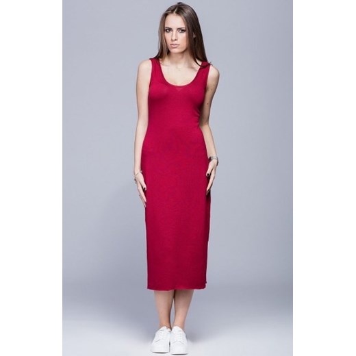 Harmony H026 sukienka bordowa ze sklepu intimiti.pl w kategorii Sukienki - zdjęcie 187875292