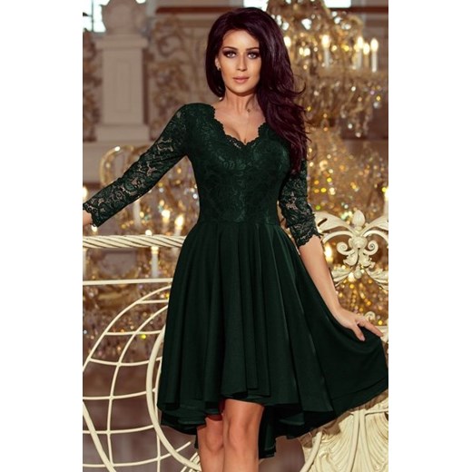 Numoco 210-3 Nicole sukienka ciemna zieleń ze sklepu intimiti.pl w kategorii Sukienki - zdjęcie 187876761