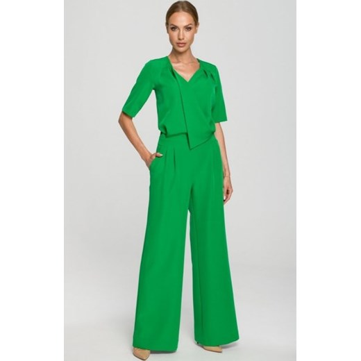 Moe M703 kombinezon damski z szerokimi nogawkami ze sklepu intimiti.pl w kategorii Kombinezony damskie - zdjęcie 187877092