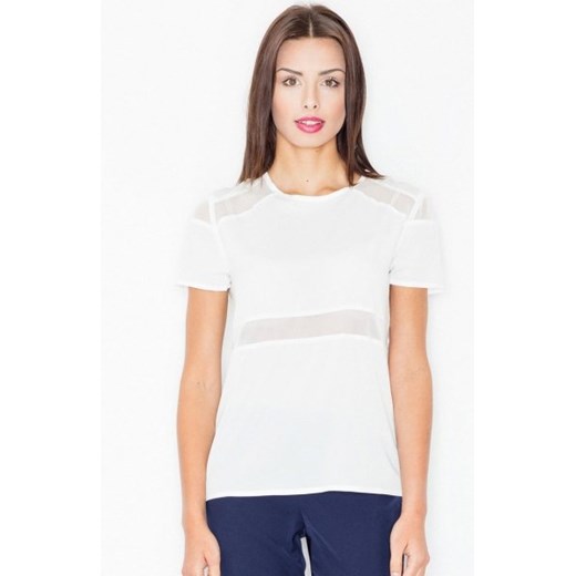 Figl M468 bluzka ecru ze sklepu intimiti.pl w kategorii Bluzki damskie - zdjęcie 187877104