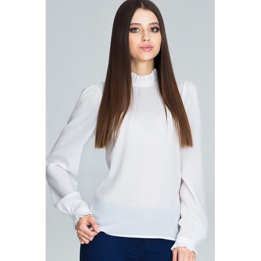 Figl M595 bluzka ecru ze sklepu intimiti.pl w kategorii Bluzki damskie - zdjęcie 187877374