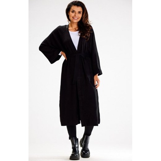 Awama A617 długi sweter z paskiem ze sklepu intimiti.pl w kategorii Swetry damskie - zdjęcie 187877581