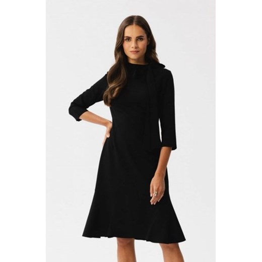 Stylove S346 sukienka z wiązaniem przy szyi czarna ze sklepu intimiti.pl w kategorii Sukienki - zdjęcie 187877810