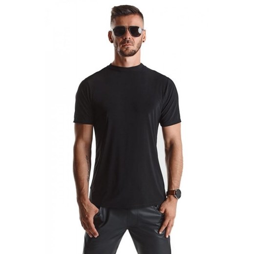 Czarny t-shirt męski RMRiccardo001 ze sklepu intimiti.pl w kategorii T-shirty męskie - zdjęcie 187878634