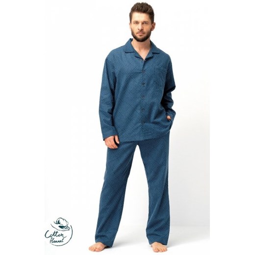 Key MNS 815 MAXI rozpinana piżama męska ze sklepu intimiti.pl w kategorii Piżamy męskie - zdjęcie 187879410