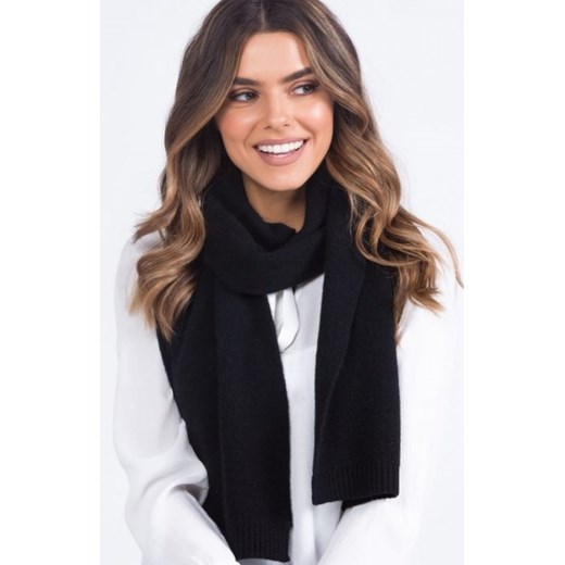 Kamea 01 szalik wełniany czarny ze sklepu intimiti.pl w kategorii Szaliki i chusty damskie - zdjęcie 187879583