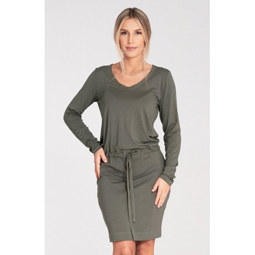 Figl M1049 oliwka sukienka damska ze sklepu intimiti.pl w kategorii Sukienki - zdjęcie 187879723