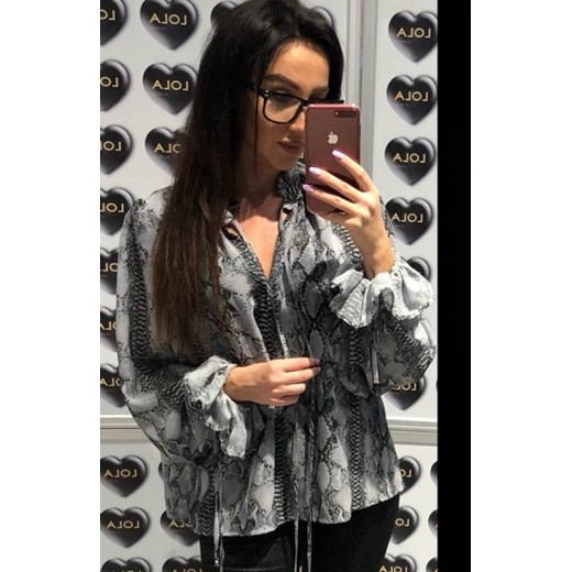 Lola koszula wężowy wzór szara ze sklepu intimiti.pl w kategorii Koszule damskie - zdjęcie 187879960