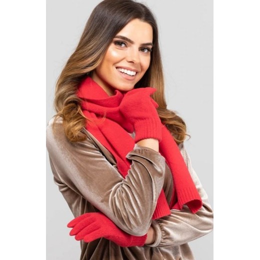 Kamea wełniany koralowy szalik 02 ze sklepu intimiti.pl w kategorii Szaliki i chusty damskie - zdjęcie 187879994