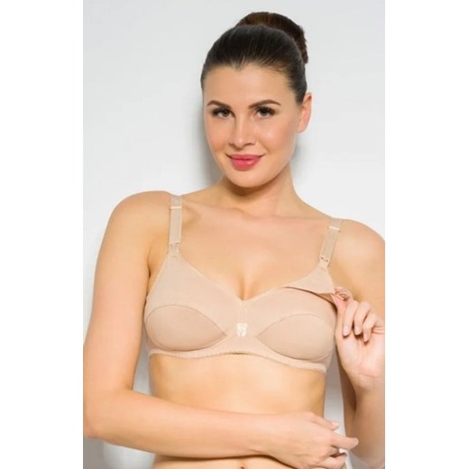 *Benefit Classic biustonosz dla mam karmiących beżowy ze sklepu intimiti.pl w kategorii Biustonosze - zdjęcie 187880012