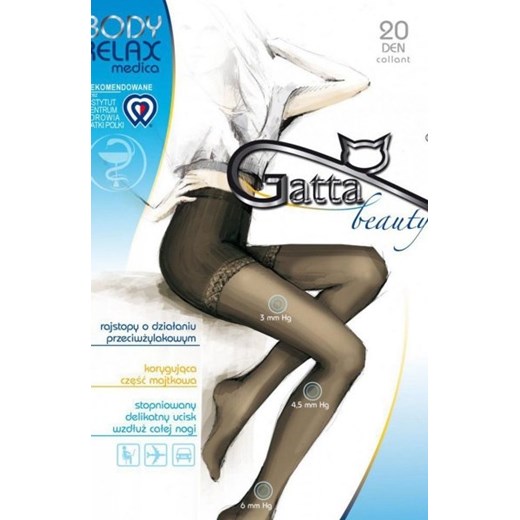 Gatta Body Relax Medica 20 den 5-XL ze sklepu intimiti.pl w kategorii Rajstopy - zdjęcie 187880442