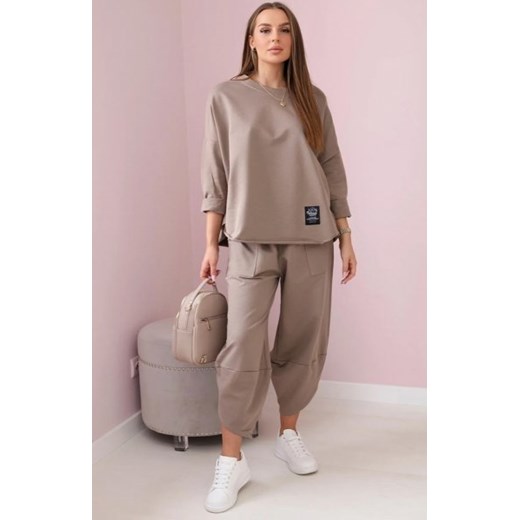 Komplet bawełniany bluza i spodnie fango ze sklepu intimiti.pl w kategorii Dresy damskie - zdjęcie 187880741