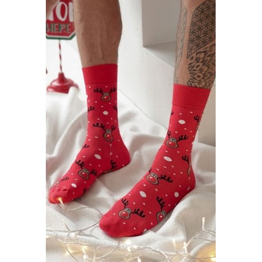 Milena 1290-021 świąteczne skarpety męskie ze sklepu intimiti.pl w kategorii Skarpetki męskie - zdjęcie 187880783