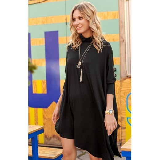 *Oversizowa sukienka z golfem M512 ze sklepu intimiti.pl w kategorii Sukienki - zdjęcie 187881701