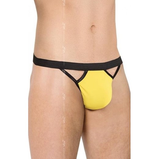 Softline stringi męskie żółte 4530 ze sklepu intimiti.pl w kategorii Majtki męskie - zdjęcie 187882053