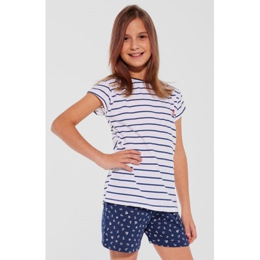 Cornette Kids Girl 245/103 Marine piżama dziewczęca ze sklepu intimiti.pl w kategorii Piżamy dziecięce - zdjęcie 187882104