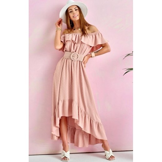 Asymetryczna sukienka hiszpanka 0334 ze sklepu intimiti.pl w kategorii Sukienki - zdjęcie 187883130