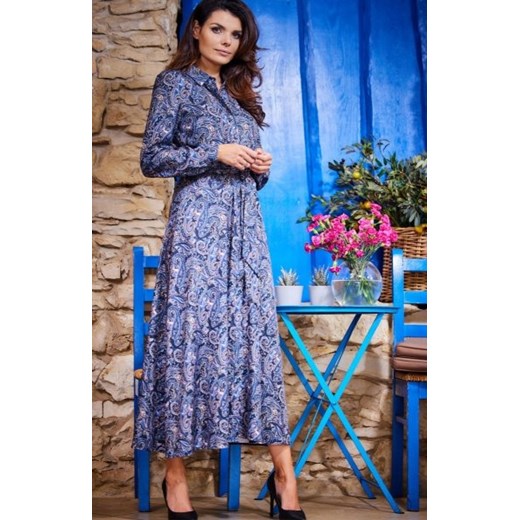 Awama sukienka maxi z nadrukiem A467 ze sklepu intimiti.pl w kategorii Sukienki - zdjęcie 187888431