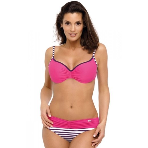 Marko Kostium kąpielowy Loren Paski-Papaja M-503 (4) ze sklepu intimiti.pl w kategorii Stroje kąpielowe - zdjęcie 187888504