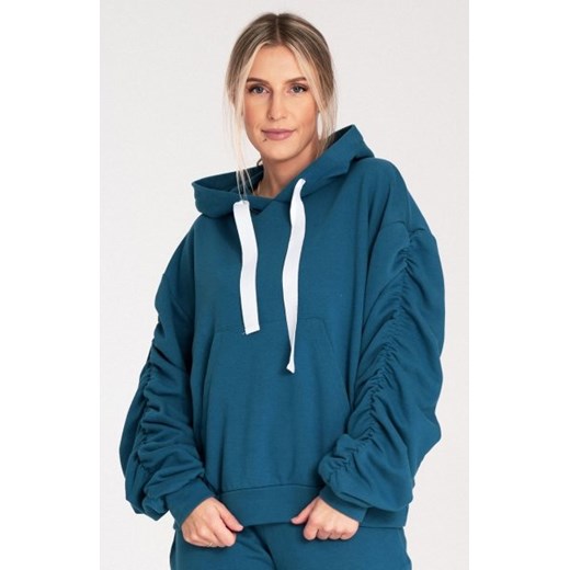 Figl M1055 niebieska bluza damska ze sklepu intimiti.pl w kategorii Bluzy damskie - zdjęcie 187888691