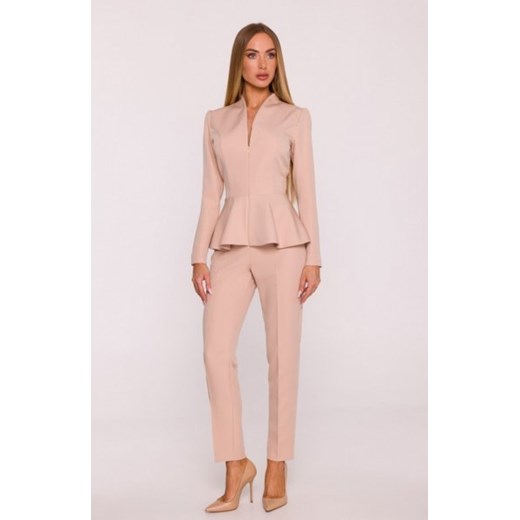 Moe kombinezon z baskinką beżowy M878 ze sklepu intimiti.pl w kategorii Kombinezony damskie - zdjęcie 187888714