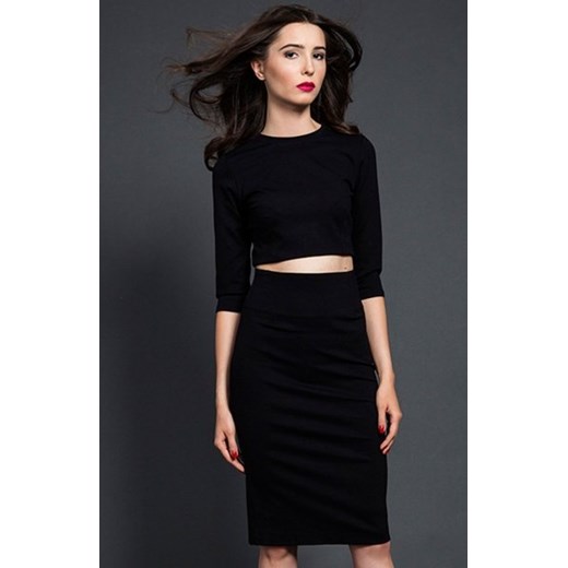 Kasia Miciak komplet czarna sukienka ze sklepu intimiti.pl w kategorii Sukienki - zdjęcie 187888901