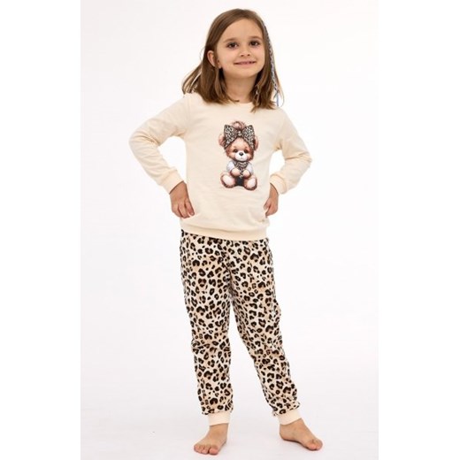 Cornette Kids Girl 594/191 Panther piżama dziewczęca ze sklepu intimiti.pl w kategorii Piżamy dziecięce - zdjęcie 187889204