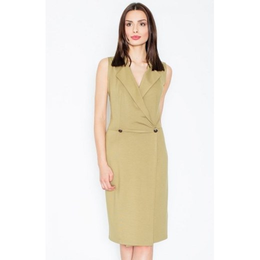 Figl M443 sukienka oliwkowa ze sklepu intimiti.pl w kategorii Sukienki - zdjęcie 187889582
