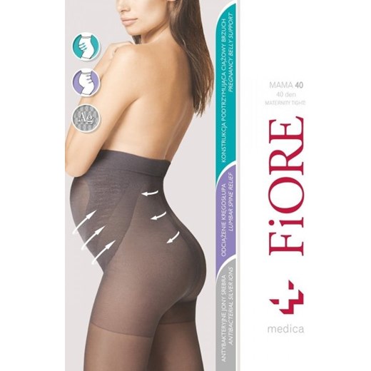 Fiore Mama M 5209 ciążowe rajstopy damskie ze sklepu intimiti.pl w kategorii Rajstopy - zdjęcie 187890502