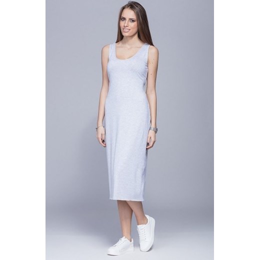 Harmony H026 sukienka szara ze sklepu intimiti.pl w kategorii Sukienki - zdjęcie 187890541