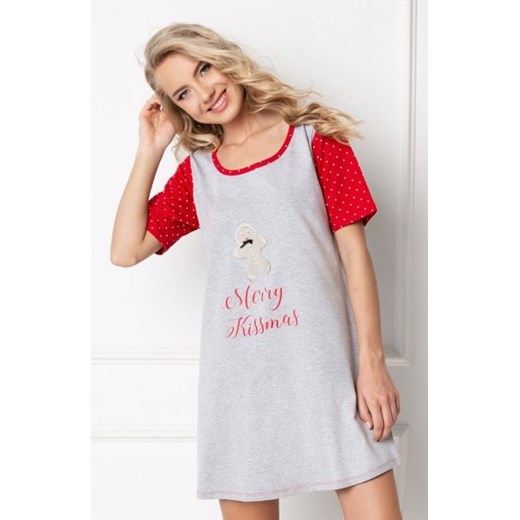 Aruelle Cookie Grey koszulka damska ze sklepu intimiti.pl w kategorii Koszule nocne - zdjęcie 187890953