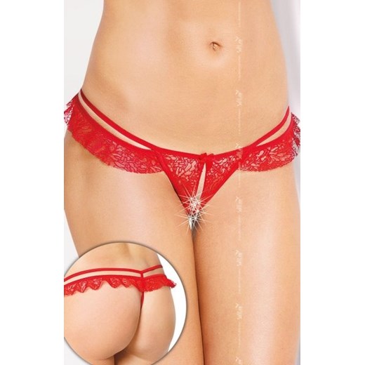 Softline 2452 stringi czerwone ze sklepu intimiti.pl w kategorii Majtki damskie - zdjęcie 187891152