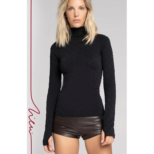 Gatta Zień 43160 Seamless Monogram golf damski ze sklepu intimiti.pl w kategorii Bluzki damskie - zdjęcie 187892101