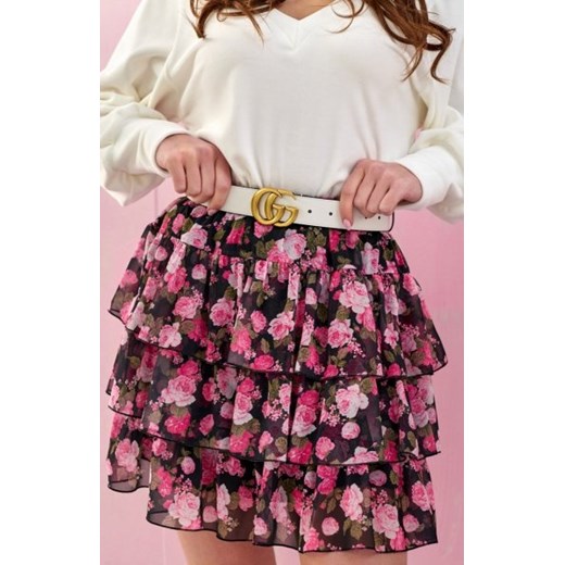 Wzorzysta mini spódniczka 0039/U29 ze sklepu intimiti.pl w kategorii Spódnice - zdjęcie 187892661