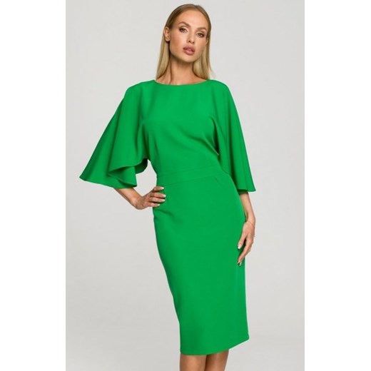 Sukienka ołówkowa zielona midi M700 ze sklepu intimiti.pl w kategorii Sukienki - zdjęcie 187892701