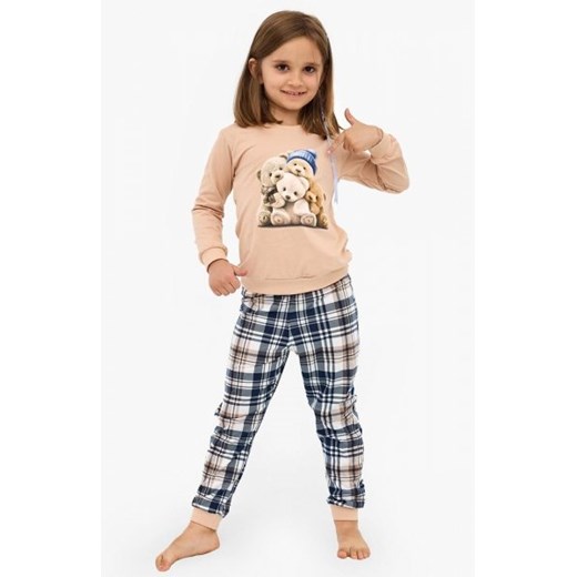Cornette Young Girl 592/187 Bears piżama dziewczęca ze sklepu intimiti.pl w kategorii Piżamy dziecięce - zdjęcie 187892904