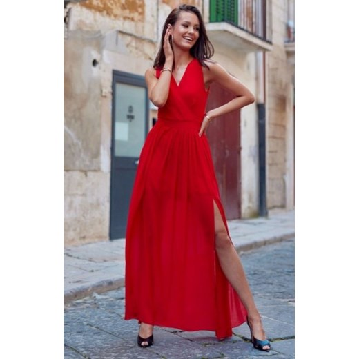 Roco 0213 sukienka czerwona ze sklepu intimiti.pl w kategorii Sukienki - zdjęcie 187893222