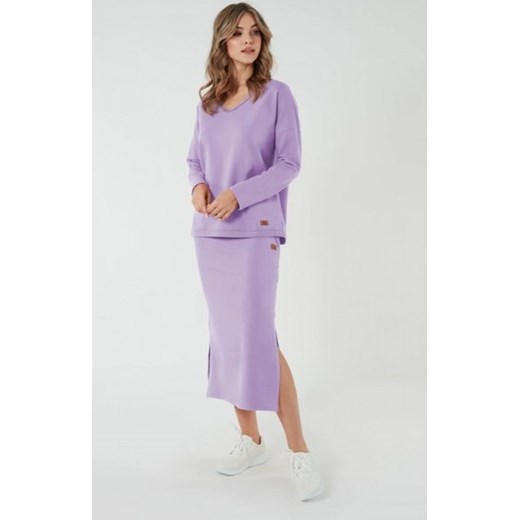 Italian Fashion Stella maxi spódnica fioletowa ze sklepu intimiti.pl w kategorii Spódnice - zdjęcie 187893311