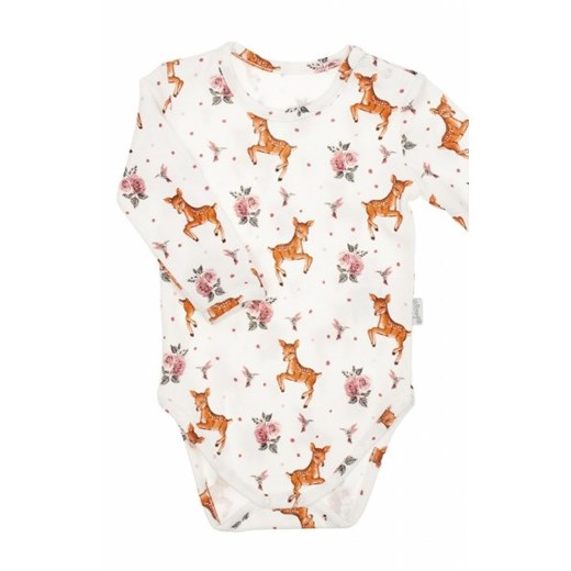 Bawełniane body dziecięce sarenki ze sklepu intimiti.pl w kategorii Body niemowlęce - zdjęcie 187893502