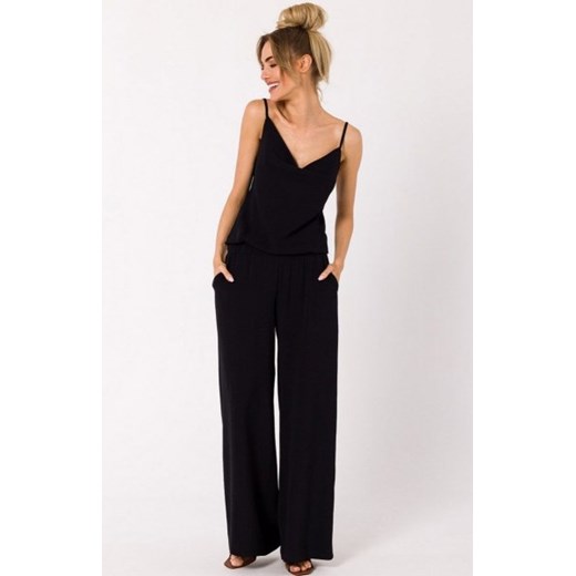 Moe M737 czarny kombinezon na ramiączkach ze sklepu intimiti.pl w kategorii Kombinezony damskie - zdjęcie 187893600