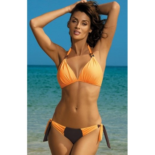Marko Kostium kąpielowy Roxie Seppia-Paperino M-326 pomarańcza z czekoladą (105) ze sklepu intimiti.pl w kategorii Stroje kąpielowe - zdjęcie 187893654